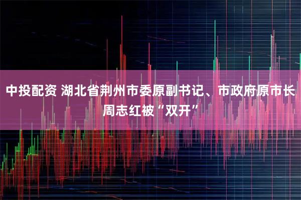 中投配资 湖北省荆州市委原副书记、市政府原市长周志红被“双开”